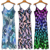 Summer Style Dress Straps Slip Dress Sleeveless Beach Dress Women's Long Slip Dress Gift for Her, Gift for Mom