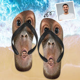 Custom Face Monkey Flip Flops For Both Man And Woman Funny Gift For Vacation,Wedding Ideas For Guests