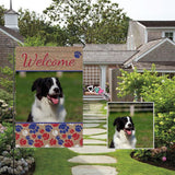 Custom Dog Photo Welcome Garden Flag