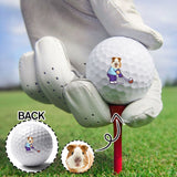 Custom Face Pet Golf Balls Fathers Day Golf Gift Golf Balls for Dad Personalized Funny Golf Balls Create Your Own Golf Balls