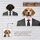 Custom Face Hanger Suit Dog Hanger Personalized Celebrities's Photo Creative Gift