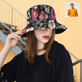 Custom Face Flower Bush Unisex Bucket Boonie Hat