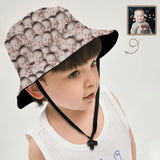 Custom Face Seamless Kid's Bucket Boonie Hat