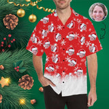 Custom Face Best Wishes Men's Hawaiian Shirt