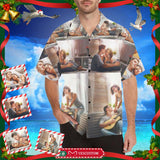 Custom Image Hawaiian Shirt with Photo Personalized Hawaiian Shirts Loving Couple Create Your Own Hawaiian Shirt