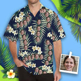Custom Print Hawaiian Shirt Plants Personalized Hawaiian Shirts Create Your Own Aloha Shirt Birthday Party Gift for Him