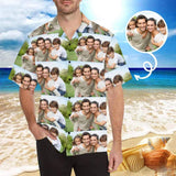 Hawaiian Shirts with Faces on Them Family Happiness Create Your Own Hawaiian Shirt Gift for Husband/Boyfriend