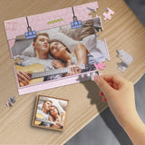 Custom Photo Clip Rectangle Jigsaw Puzzle Best Indoor Gifts 110 Pieces