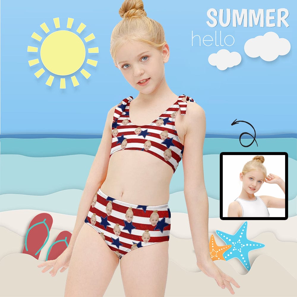 2-Girl&#39;s Two Piece Swimsuit