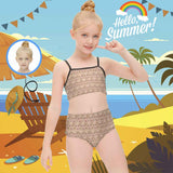 Custom Face Seamless Cute Kid's Slip Swimsuit Add Your Own Image