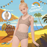 Custom Face Seamless Cute Kid's Strap Swimsuit Put Your Face on Custom Swimwear