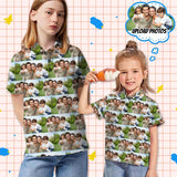 Custom Photo Personalized Girls' Polo Shirt