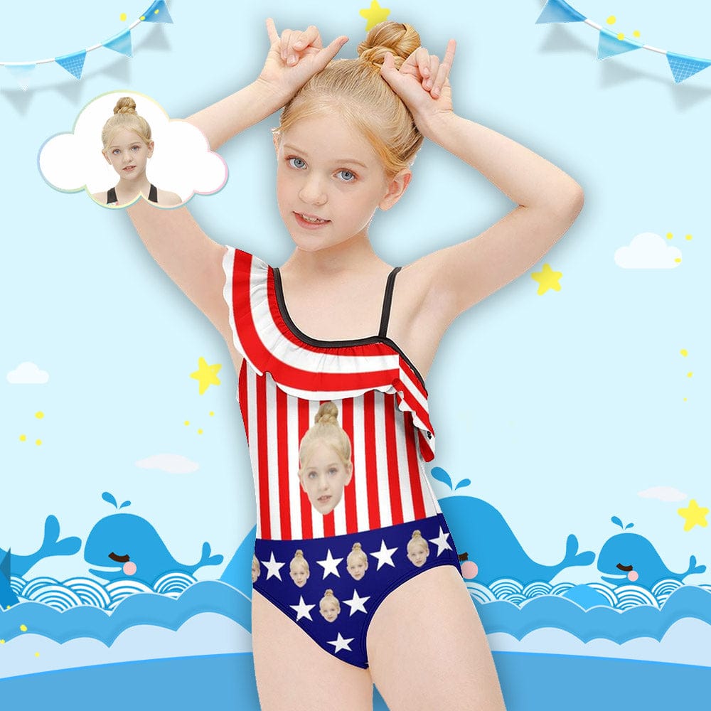 3-Kid&#39;s One-Piece Swimsuit Girls