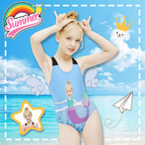 Custom Face Mermaid Kid's Swimsuit