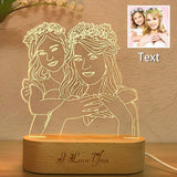 Custom Photo&Text Best Parents 3D Photo Lamp Led Lights
