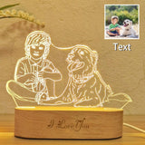 Custom Photo&Text Memory 3D Photo Lamp Led Lights