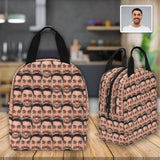 Personalized Lunch Box Custom Face Boyfriend Lunch Bag School Bag Backbag