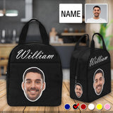 Personalized Lunch Box Custom Face&Name Lover Lunch Bag School Bag Backbag