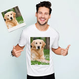 [Limited Time Offer] Custom Photo Classic Unisex T-shirt with Personalized Pictures for Men and Women (S-6XL)(4 Colors)