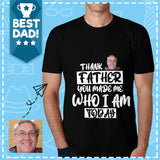 Custom Face Shirts Thank Father Men's All Over Print T-shirt Put Your Face on A Tee