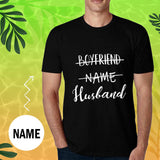 Custom Name Boyfriend Design Your Own Design Men's All Over Print T-shirt Gift for Boyfriend or Husband