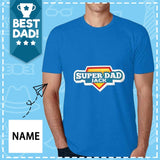 Custom Name Shirts Personalized Men's All Over Print T-shirt for Father's Day Gift