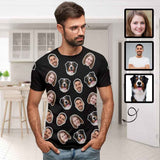 Custom Poppy Face Tee Couple&Pet Men's All Over Print T-shirt Design Your Own Personalized Shirts for Him