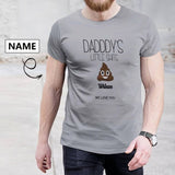 Personalized Name Shirts Best Dad We Love You Men's All Over Print T-shirt for Father's day Unique Gift