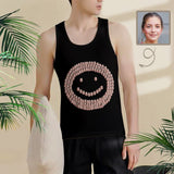 Custom Girlfriend Face Design Smile Tank Top Personalized Men's All Over Print Tank Top