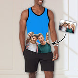 Tank Tops with Custom Photo Sleeveless Shirt Personalized Men's All Over Print Tank Top