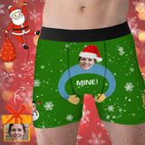 Custom Chirstmas Boxer Briefs with Face Mine Embrace Design Your Own Undies Personalized Underwear Gift