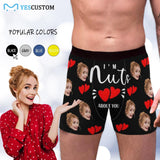 Custom Face Best Love Men's Boxer Brief Made for You Custom Underwear For Valentine's Day Gift