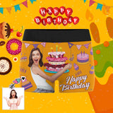 Custom Face Happy Birthday Men's All-Over Print Boxer Briefs Design Your Own Personalized Underwear Gift for Him