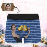 Custom Face Jingle My Bells Men's All-Over Print Boxer Briefs Create Your Own Underwear for Him