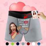 Custom Face My Sweet Heart Men's Boxer Briefs Put Your Face on Underwear with Custom Image