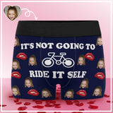 Custom Face Ride Men's All-Over Print Boxer Briefs Print Your Own Personalized Underwear For Valentine's Day Gift