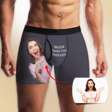 Personalized Face Men's Pocket Boxer Briefs Made for You Custom Underwear Bigger Than You Thought