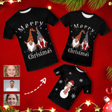 Custom Face Christmas Family Matching All Over Print T-shirt