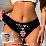 Custom Women's Underwear Design Your Image Personalized Intimate Apparel Photo Booty Thongs Panties For Valentine's Day Gift