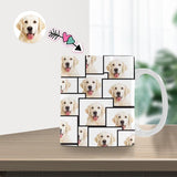 Custom Dog Photo Classical White Mug Personalized Mug Gift for Pet Lovers