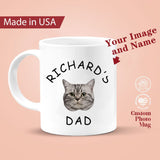 Custom Pet Cat Face&Name Personalized Morphing Mug Funny Gift Ides for Pet Lovers
