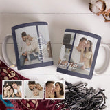 Custom Photo Family Love Classical White Mug