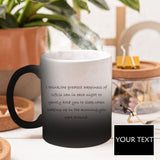 Secret Message Mug Custom Text Magic Mug Personalized Morphing Mug Present Idea gift for Boyfriend, Girlfriend Men&Women, Him or Her, Mom, Dad