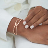 Personalized Bracelet Name Bracelet Custom Text Splicing Silver Couple Bracelet Wedding Birthday Valentine's Best Gift