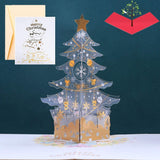 Christmas Tree 3D Pop Up Greeting Cards