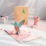 Hummingbird 3D Pop Up Greeting Card