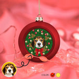 Custom Pet Christmas Balls Merry Christmas Ornaments Xmas Tree Decorations