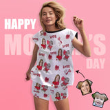 PRICE DROP-Custom Face Love MOM & BABY Women's Short Pajama Set Mother's Day & Birthday Gift