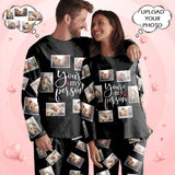 Custom Photo My Person Sleepwear Personalized Slumber Party Couple Matching Pajamas