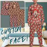 [Tik Tok Highly Commended]-Photo Pajamas Custom Seamless Face Pajamas Personalized Men's Sleep or Loungewear For Him